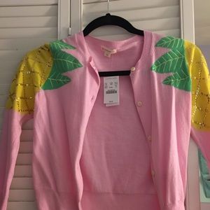 Crew cuts. Girls pineapple sweater
